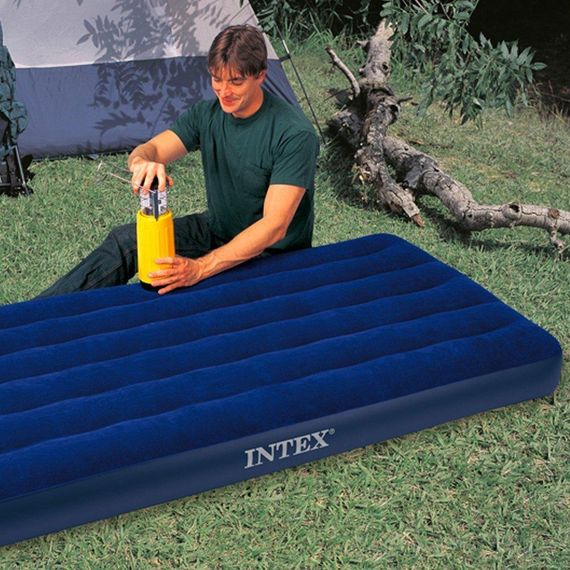Надувний матрац Intex 64757 Classic Downy Airbed 191х99х25см | Зображення 2