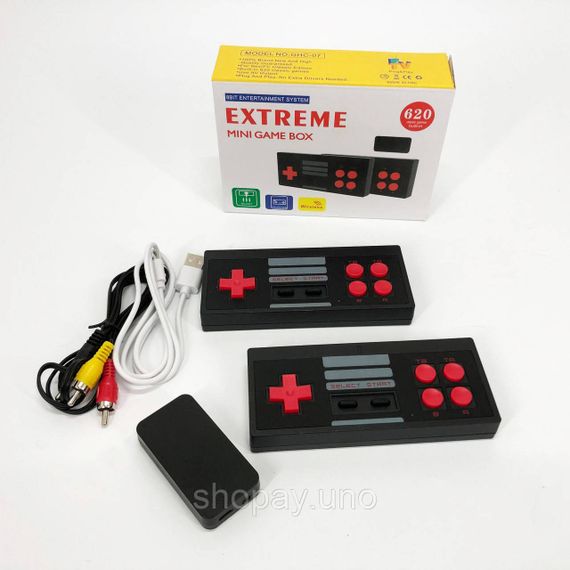 Ретро ігрова приставка N‑22 Extreme Game Box, 620 ігор, 8‑біт, AV‑OUT, 2 бездротові джойстики | Зображення 5