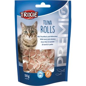 Ласощі для котів Trixie Premio Tuna Rolls з тунцем та куркою 50 гр