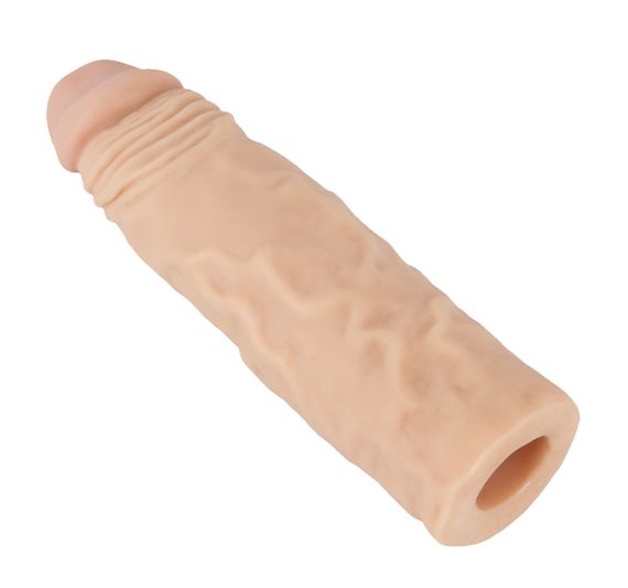 Насадка — Nature Skin Extension Sleeve + 3 см Sex Aura | Зображення 4