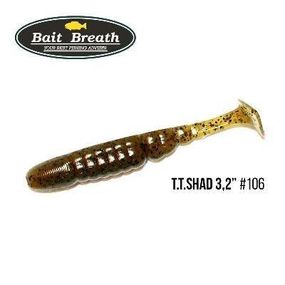 Силіконова приманка, Їстівний силікон Bait Breath T.T.Shad 3,2" (7 шт) (106 BYS Watermelon/Seed)