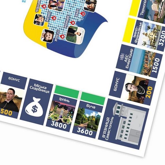Настольная игра "Монополия Украины" PLR-0044 на украинском языке | Зображення 4