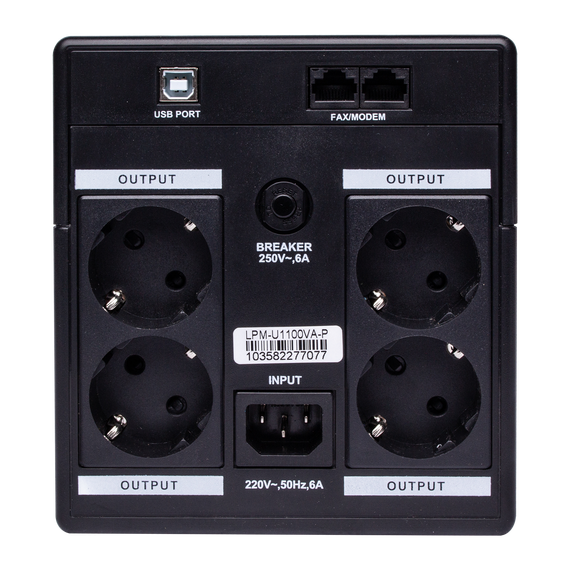 Лінійно-інтерактивне ДБЖ LPM-U1100VA-P (770Вт) | Зображення 5