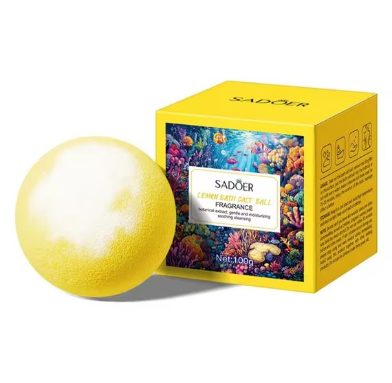 Парфумована сольова бомбочка для ванни Botanical Extract Sadoer, 100г | Зображення 2