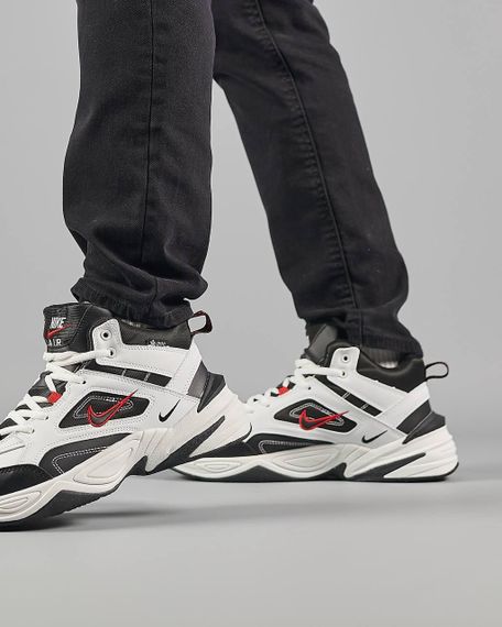 Чоловічі зимові кросівки  M2K Tekno Mid White Black Red Fur , В'єтнам 42 26,5 | Зображення 7