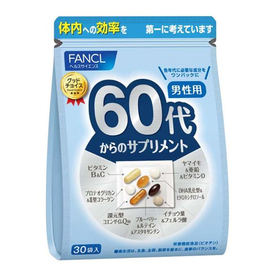 Вітамінно-мінеральний комплекс для чоловіків Fancl 60s Supplement for Men 30 packs