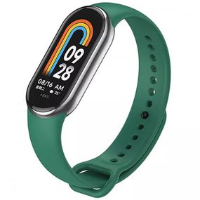Силіконовий ремінець для Xiaomi Mi Band 8/9 Зелений / Forest green