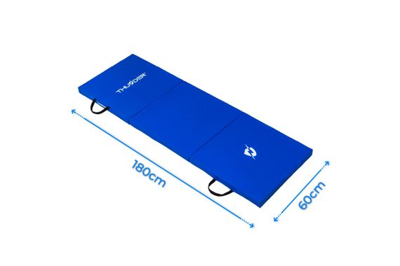 Матрац гімнастичний THUNDER MG-01, 180 х 60 х 4 см, синій (MG-01-BLUE) | Зображення 2