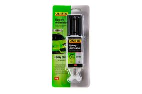 Клей эпоксидный для пластика Unifix - 30г шприц прозрачный (940030)