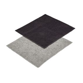 Серветка Home Line 64875 Україна 30x30  Мікрофібра Сірий, Чорний