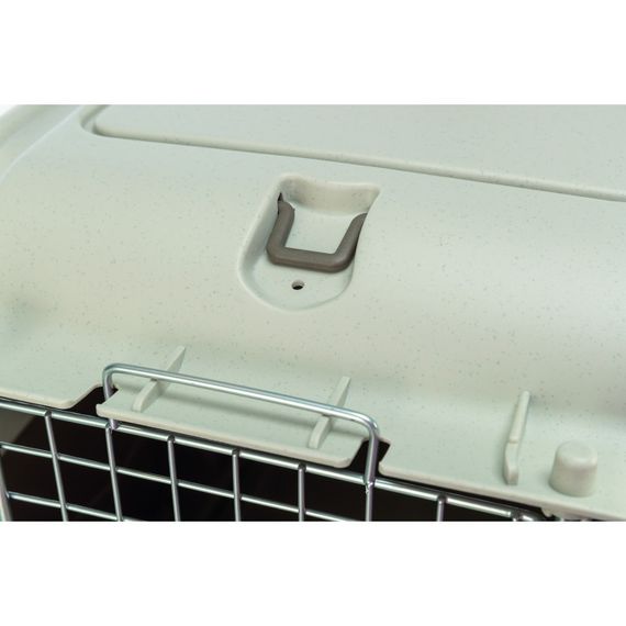 Контейнер-переноска Trixie для собак Skudo 3 вагою до 24 кг коричнева пластик розмір S 40x39x60 см | Зображення 5