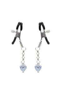 Затискачі для сосків Liebe Seele Glow-in-dark Nipple Clamps One Size Синій