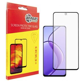 Стекло защитное Dengos Full Glue Realme 12 5G (black) (TGFG-356)