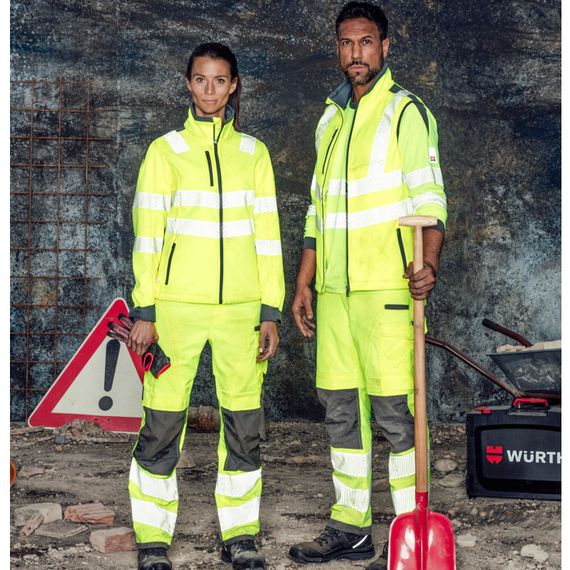 Штани робочі NEON, сигнальні, жовті, розмір 50 | Зображення 2