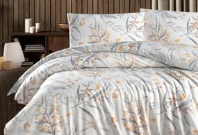 Постельное белье First Choice Homesko Ranforce семейный 160 х 220 см Tegan Anthracite