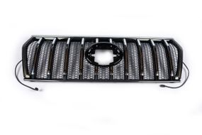 Решітка 2017-2023 LED (Zeus Silver) для Toyota Land Cruiser Prado 150