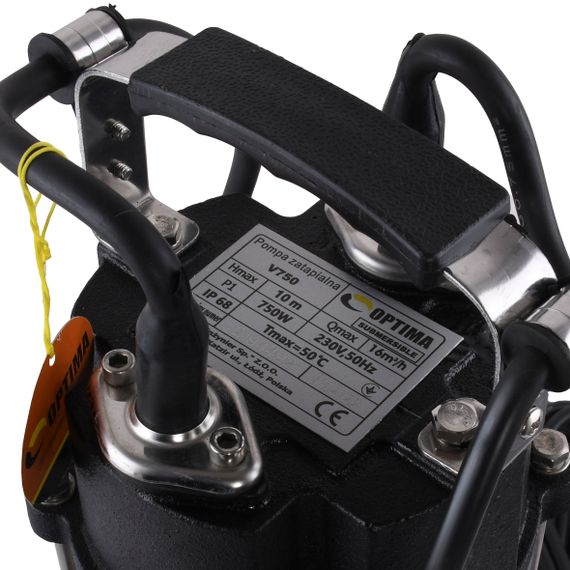 Дренажно-фекальный насос Optima V750 0.75кВт (25918) | Зображення 1