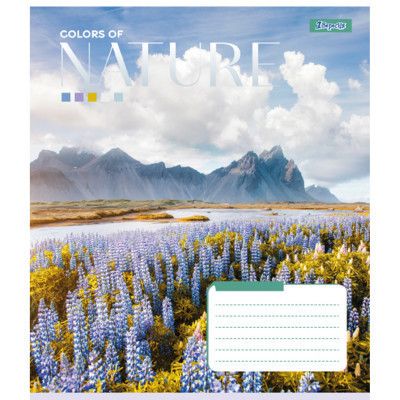 Тетрадь 1 вересня А5 1В Colors of nature 48 листов клетка (767359) | Зображення 1