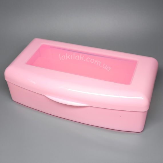 Бокс для дезинфекции и стерилизации инструмента (розовый) 500мл | Зображення 1