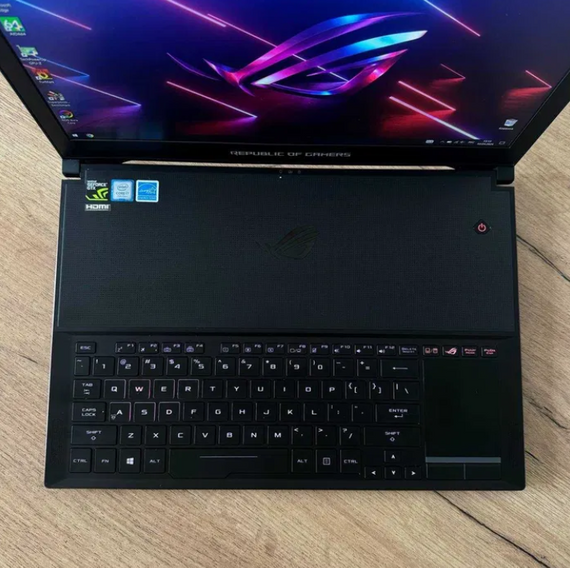 Ноутбук Asus ROG GX501VIK 120Hz i7 7700HQ 16Gb SSD 512Gb GTX 1080 MaxQ Б/В | Зображення 2
