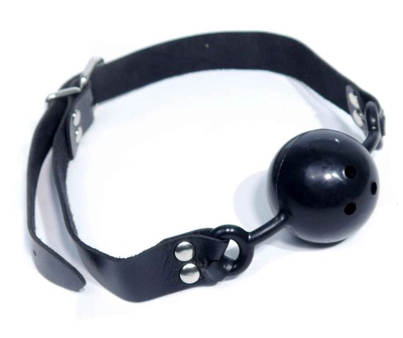 Кляп Fetish Boss Series - Ball Gag rubber Black 1, BS6100031 Sex Aura | Зображення 4