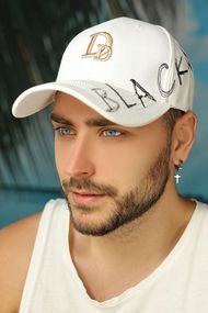 Мужская бейсболка «Double D» (1617) белый