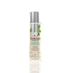 Массажное масло JO Naturals Massage Oil Peppermint & Eucalyptus с эфирными маслами (120 мл), 120