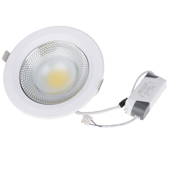 Светильник потолочный LED врезной  LED-176/20W COB WW