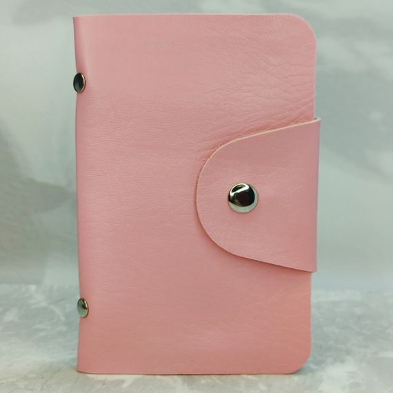 Розовый альбом для хранения пластин для стемпинга (на 10 отделений)