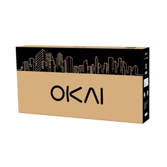 Електровелосипед OKAI EB60 Black 28', 350(550)W, 9,6Ah, 61.2km, 25km\h, NFC, App, 23kg