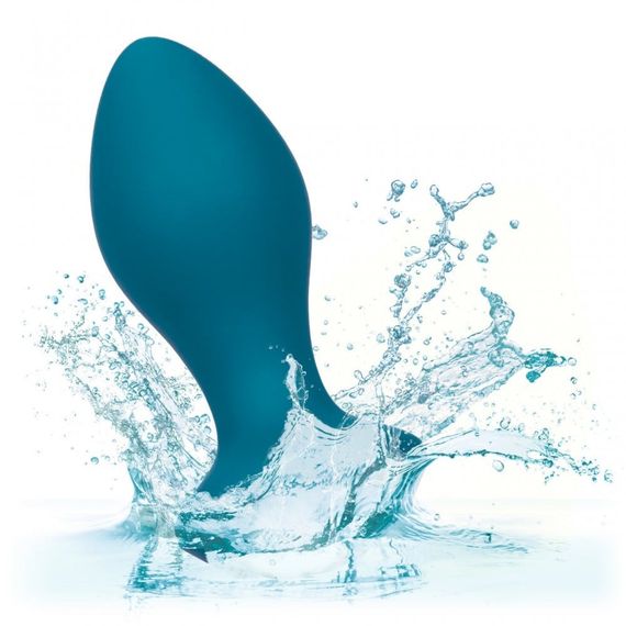 Анальна пробка із вібрацією Vibrating Crystal Probe Блакитна California Exotic sexstyle | Зображення 14