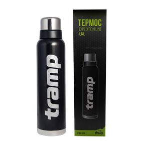 Термос Tramp Expedition Line 1,6л чорний, термос туристичний для напоїв