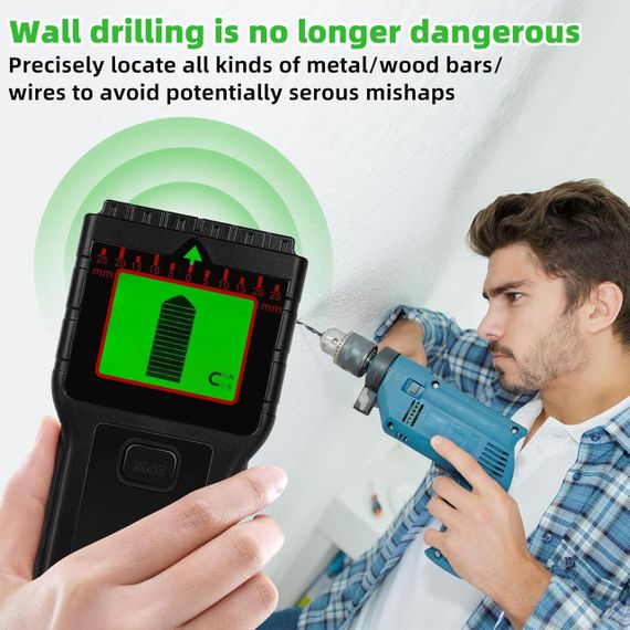 Детектор скрытой проводки, Детектор стоек, Детектор гвоздей | Зображення 4