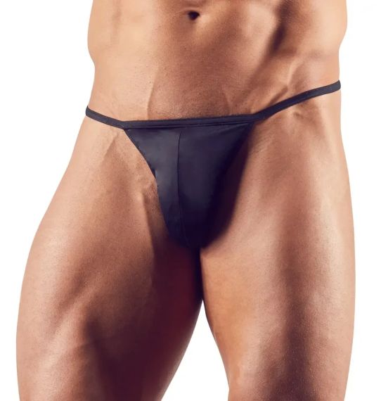 Стринги ЗАВІСКА чорні sexstyle | Зображення 1