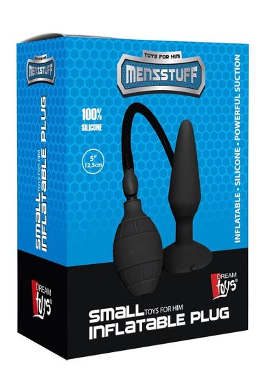 Анальний плаг розширювач із накачуванням Dream Toys Menzstuff Small Inflatable Plug чорний Sex Aura