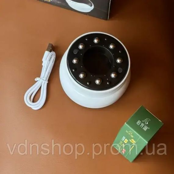 Антицелюлітний вакуумний масажер Intelligent Cupping Massage, акумуляторний ручний масажер для тіла Білий LY-873-White | Зображення 6