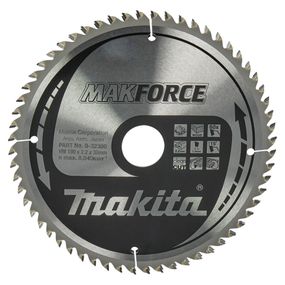 Диск пильный по дереву пил 190х30 мм (15.88/20 мм) 60T Makita B-32390
