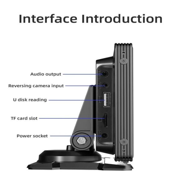 Монитор S9 Pro Portable Car Mp5 Player 10.2 дюйма | Зображення 4