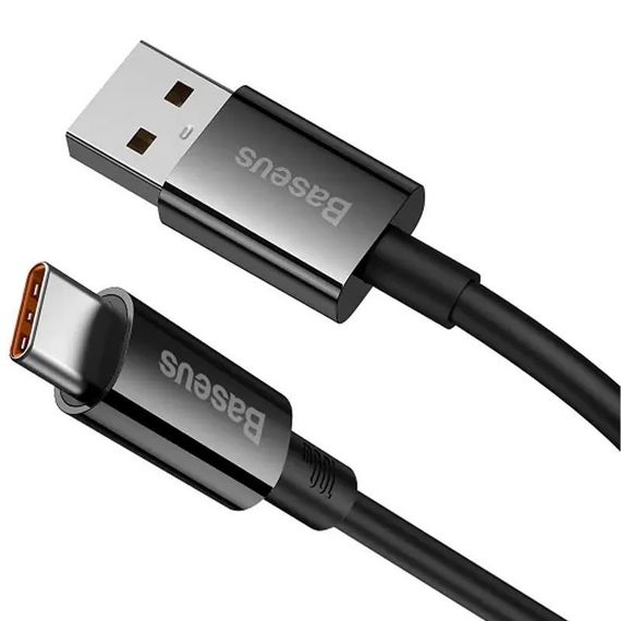 Дата кабель Baseus Superior Series USB to Type-C 100W (2m) (P103201) Cluster Black | Зображення 1