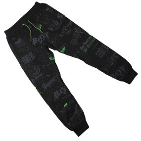 Спортивні стильні штани підліткові чоловічі Чорні 164 см ff