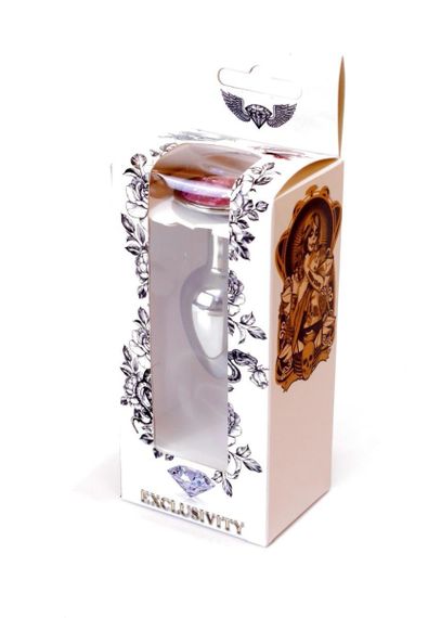 Анальная пробка - Jewellery Silver Plug Light Pink sexstyle | Зображення 15