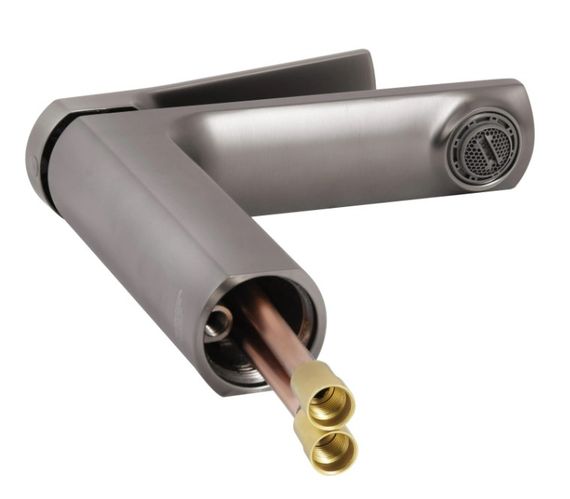 Змішувач для раковини Qtap Slavonice QTSLA270GMB45924 Gunmetal Black PVD | Зображення 1