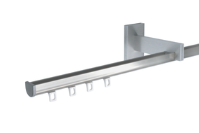 Карнизи для штор стіновий Техно 15 одинарний Сталевий 275 див.