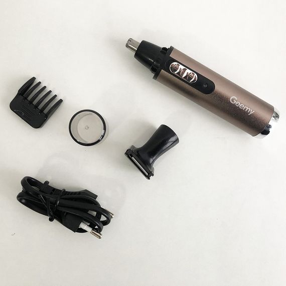 Бюджетная машинка для стрижки бороды GEMEI GM-3112 2в1, Электробритва, Станок для влажного бритья UM-33 | Зображення 1