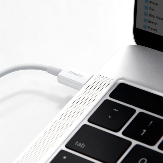 Дата кабель USB-C to Lightning 1.0m 20W Superior Series White Baseus (CATLYS-A02) | Зображення 7