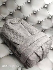 Халат чоловічий Pupilla Mila Bej Махра Мікрокоттон