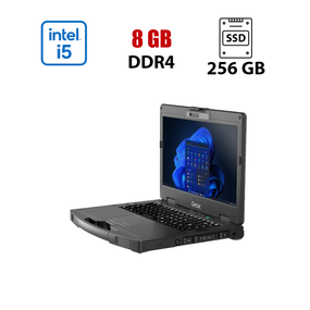 Захищений ноутбук Getac S410 G3-WL / 14" (1920x1080) TN / Intel Core i5-8350U (4 (8) ядра по 1.7 - 3.6 GHz) / 8 GB DDR4 / 256 GB SSD / Intel UHD Graphics 620 / WebCam б/в