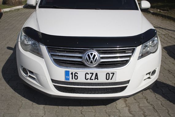 Дефлектор капоту (EuroCap) для Volkswagen Tiguan 2007-2016 рр | Зображення 7