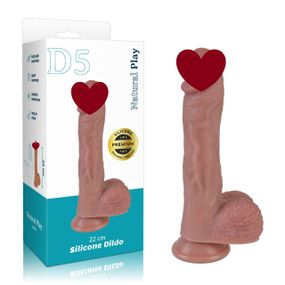 Фаллоимитатор - Erospace Natural Play Silicone Dildo D5, 22 см sexstyle