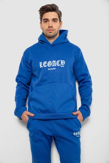 Спортивный костюм мужской на флисе, цвет электрик, 238R57046 | Зображення 1